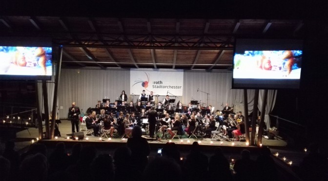 Musicalabend mit dem Stadtorchester Roth im Stadtgarten … Live … und sehr schön!